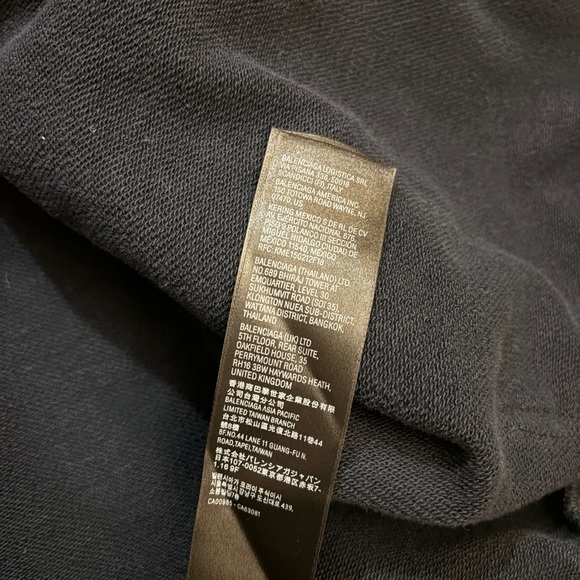 Balenciaga Polo Black Zip-Up Hoodie - Picture 11 of 11